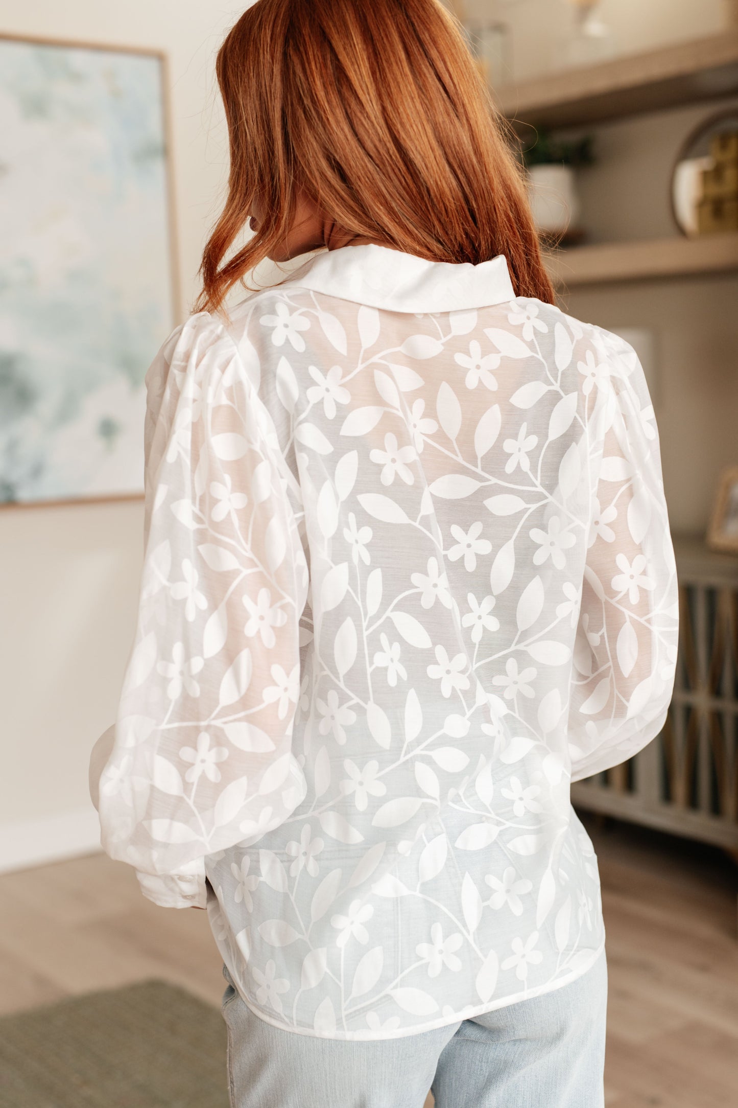 Sweet Serotonin Lace Button Up - Shop All Around Divas