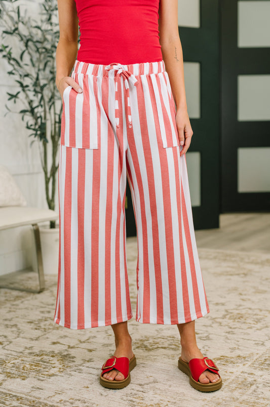 Take Your Time High Waisted Wide Leg Bottoms