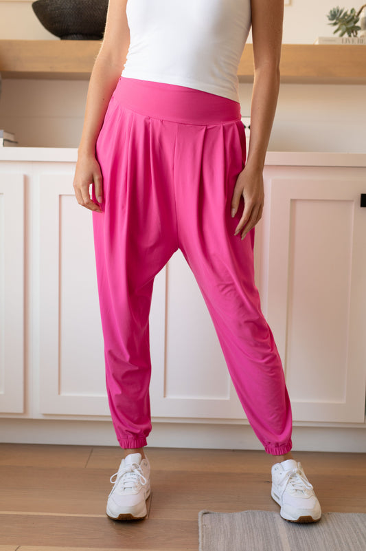 The Motive Slouch Jogger in Hot Pink Ave Shops