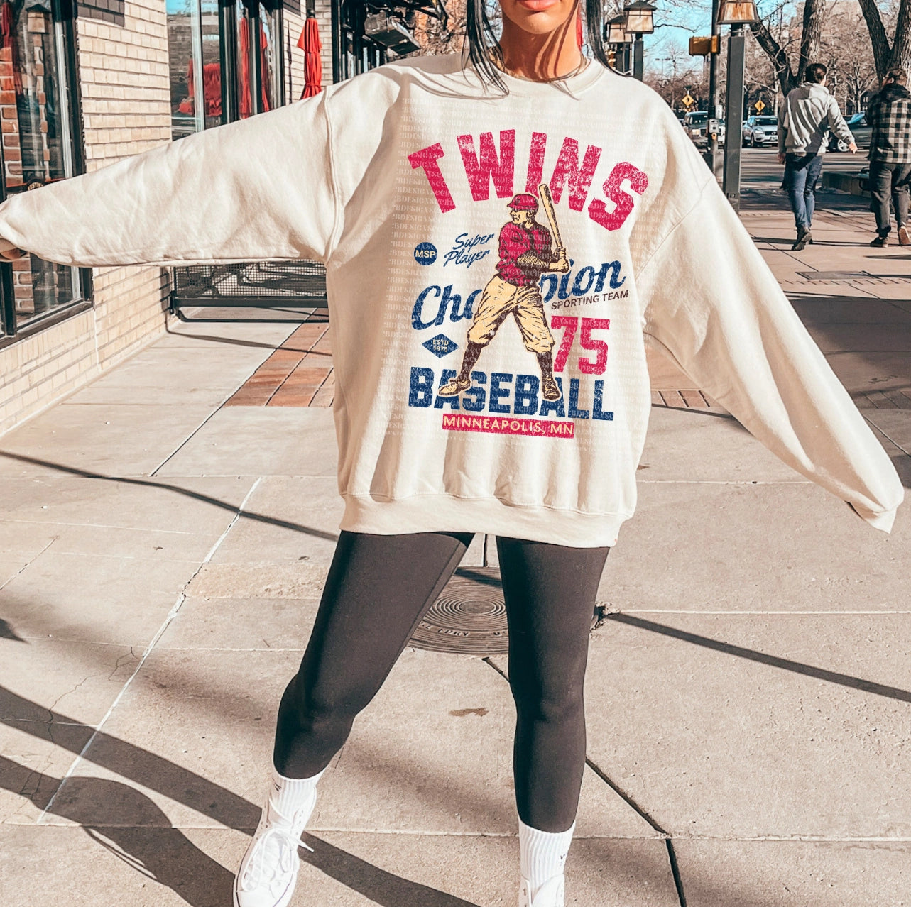 MN Twins Vintage Sweatshirt - Shop All Around Divas