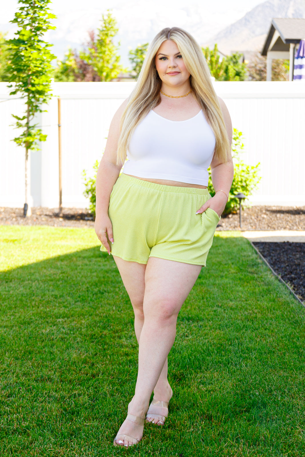 Two's Company Ribbed Shorts - Shop All Around Divas