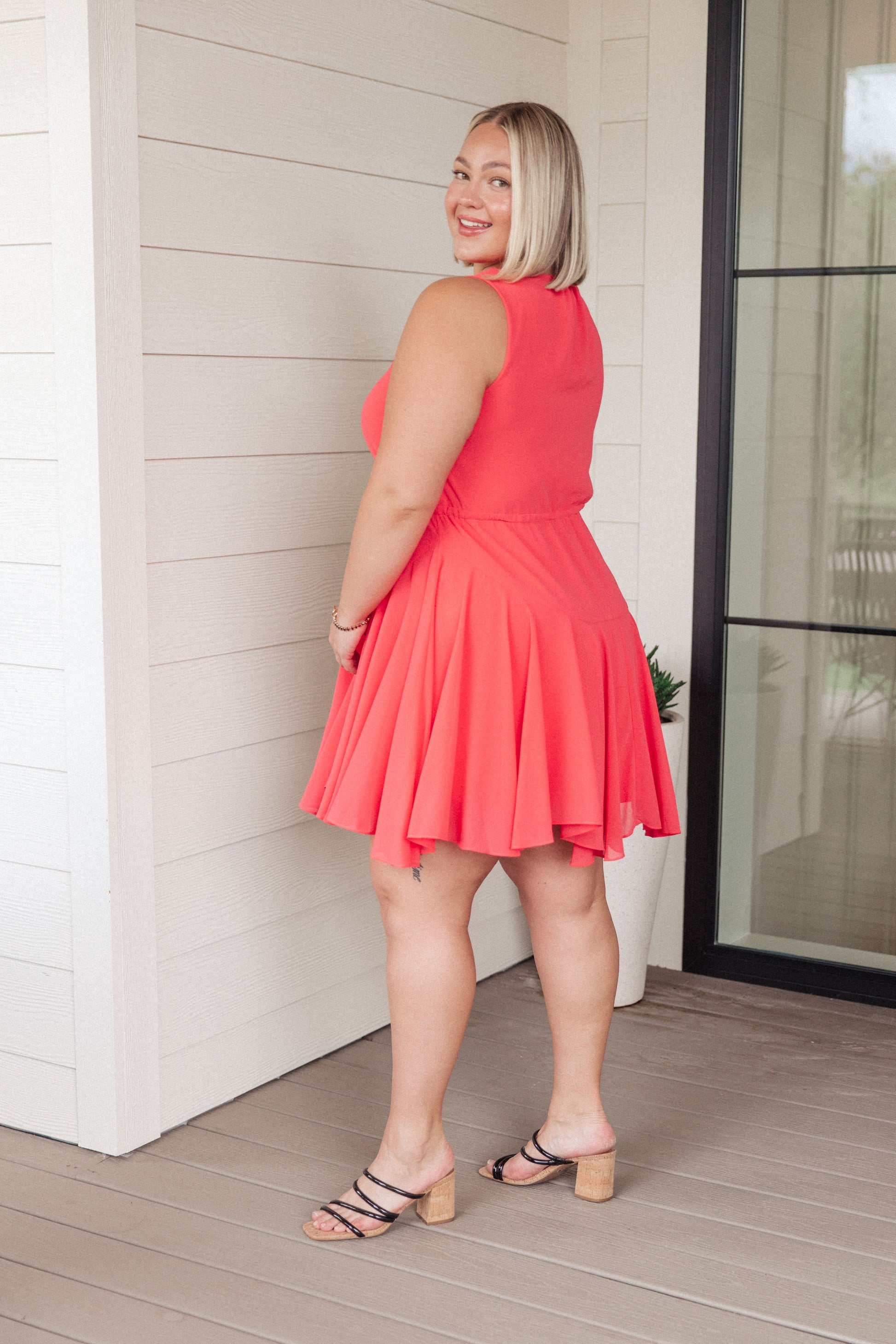 Worth the Wait V-Neck Dress - Shop All Around Divas