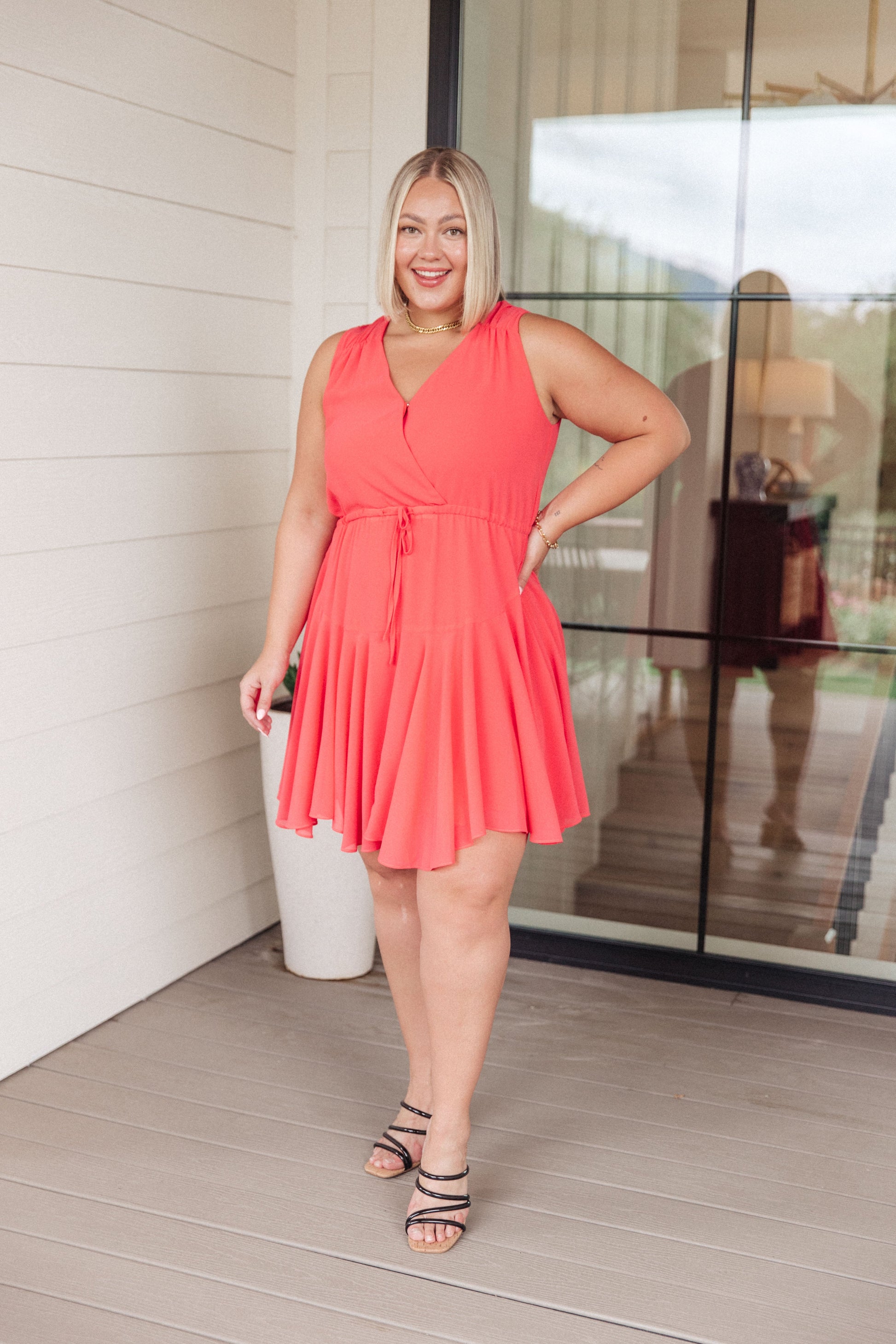 Worth the Wait V-Neck Dress - Shop All Around Divas