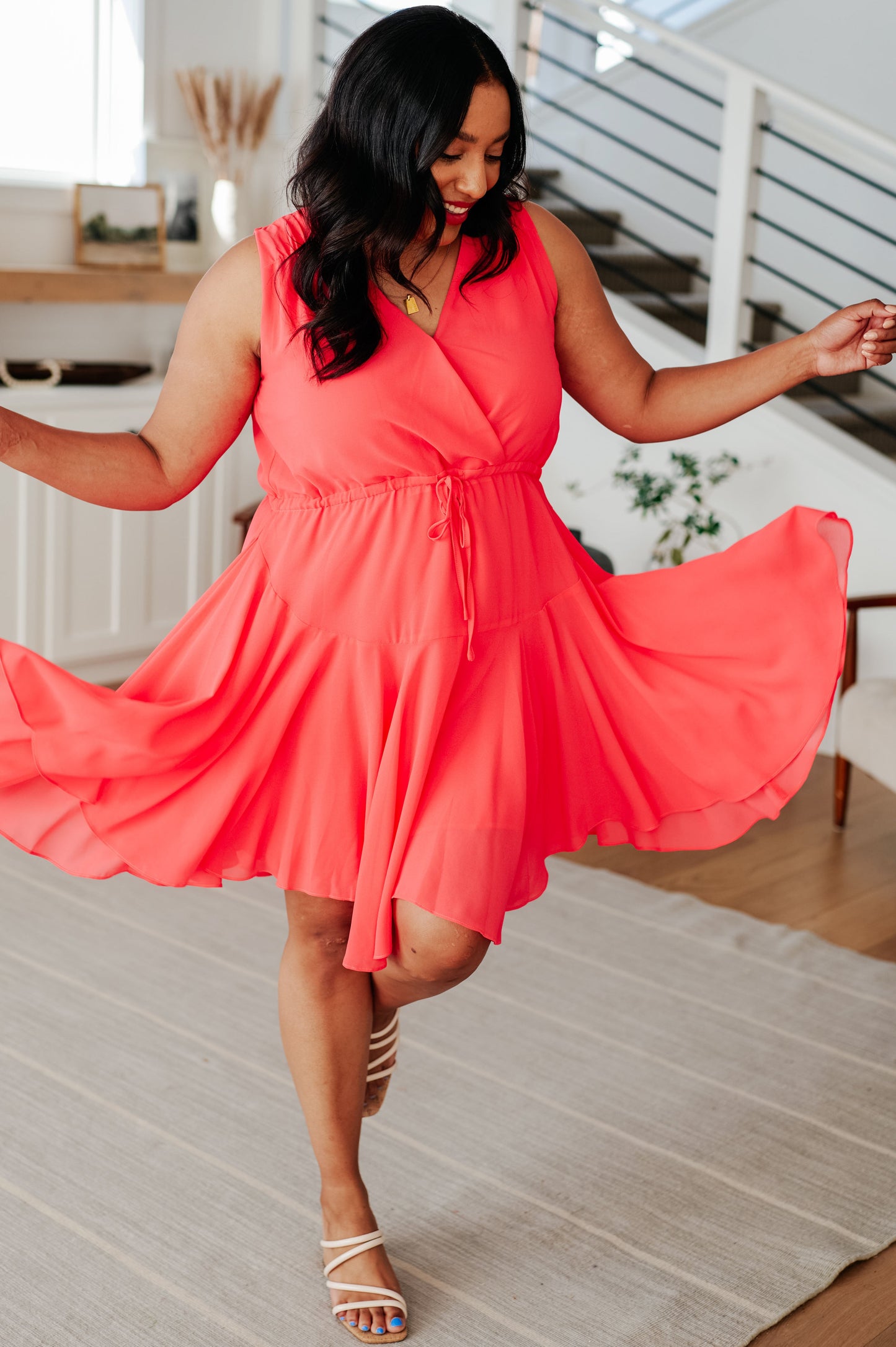 Worth the Wait V-Neck Dress - Shop All Around Divas