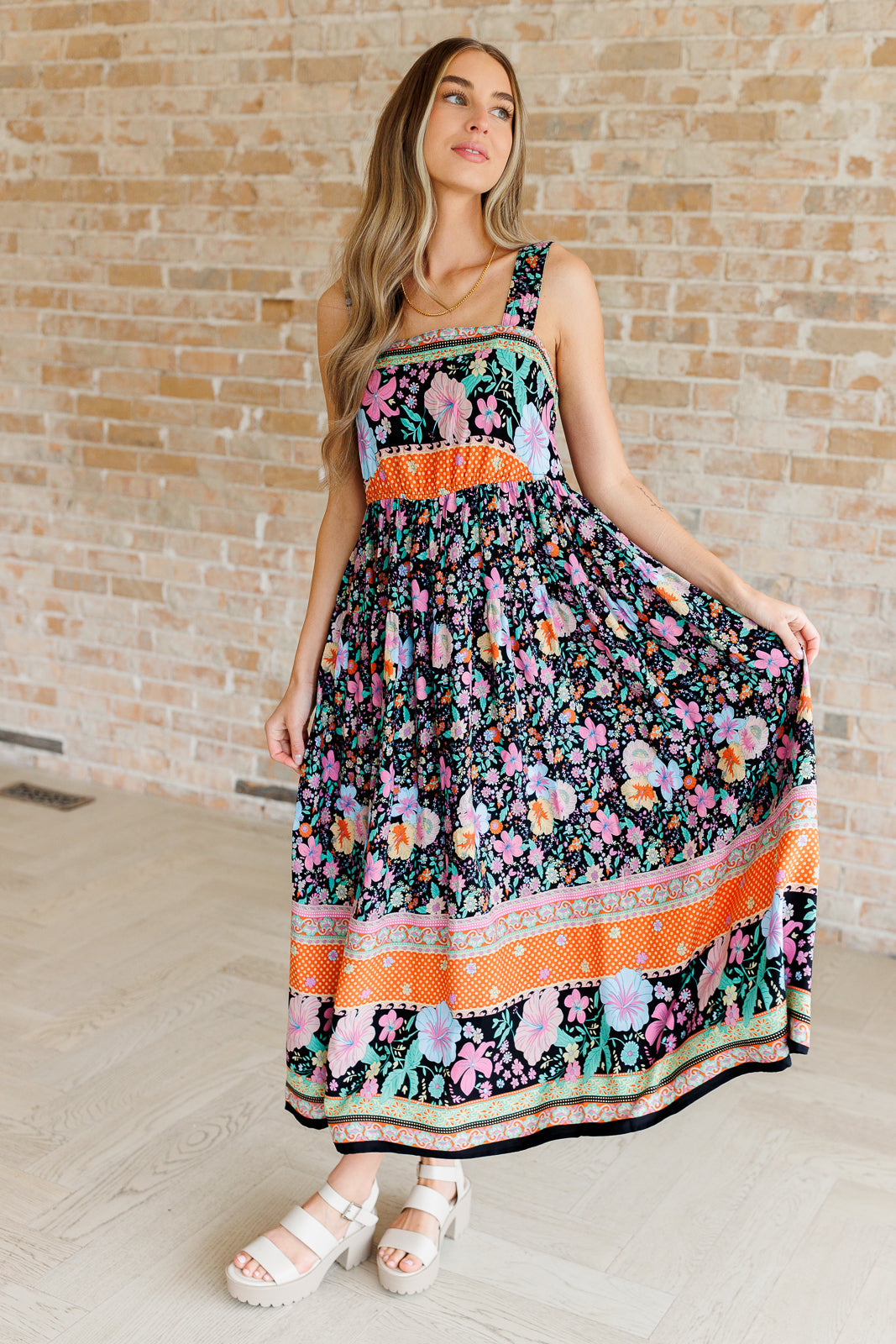 You Can Count On It Floral Summer Dress - Shop All Around Divas