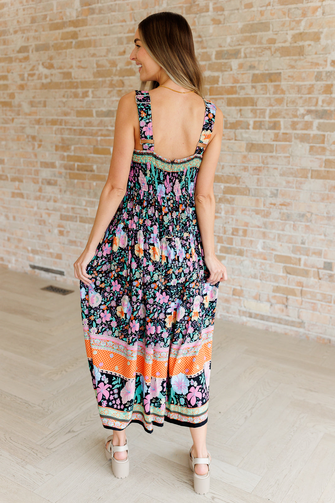 You Can Count On It Floral Summer Dress - Shop All Around Divas