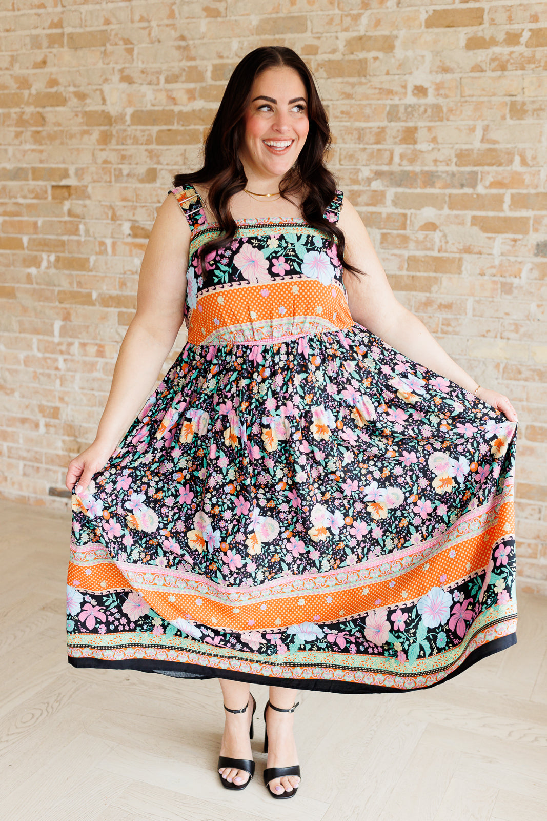 You Can Count On It Floral Summer Dress - Shop All Around Divas