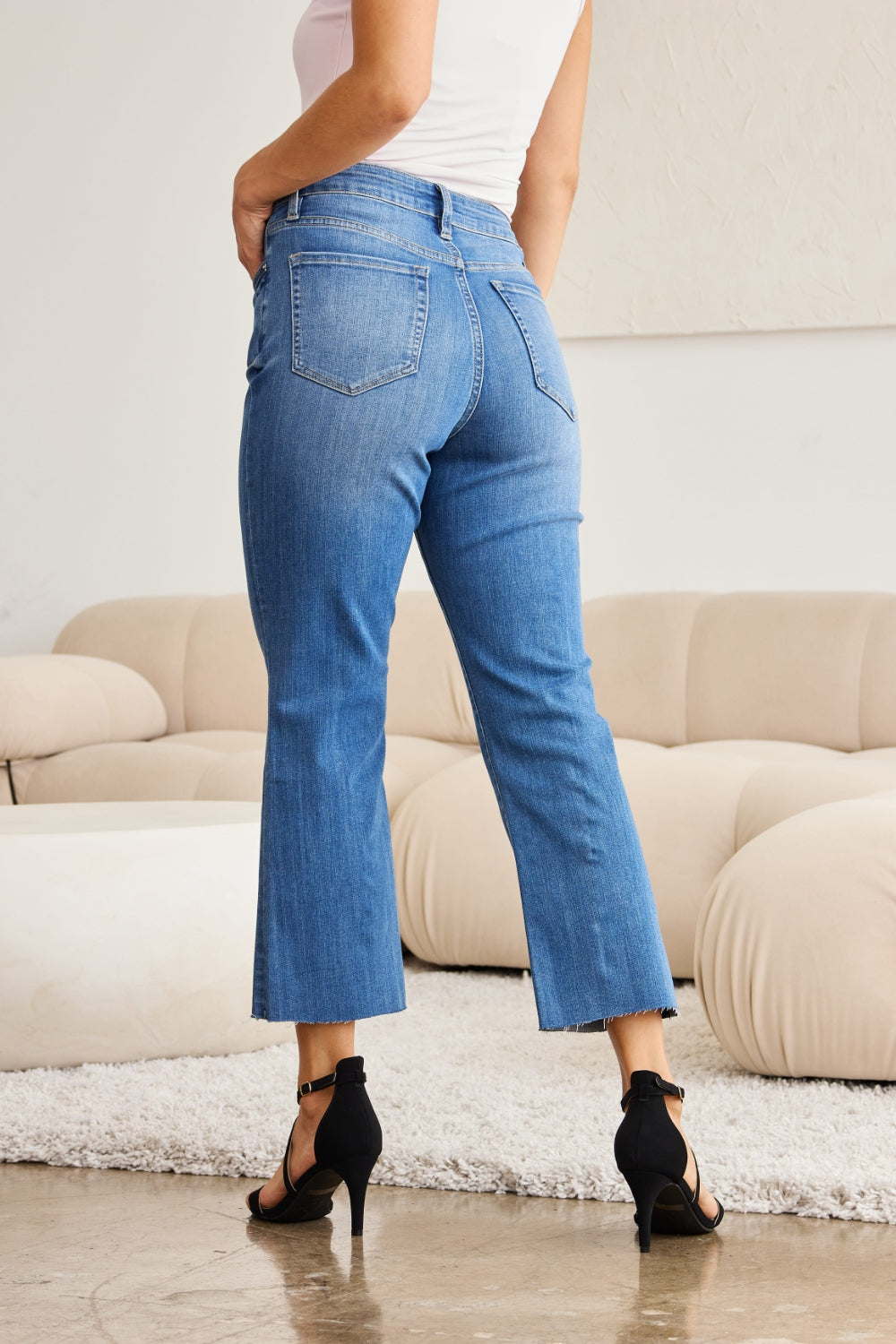 RFM Full Size Tummy Control High Waist Jeans - Shop All Around Divas