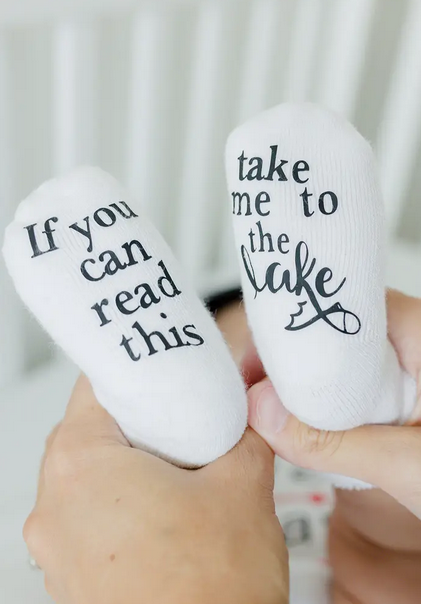To the Lake Baby Socks