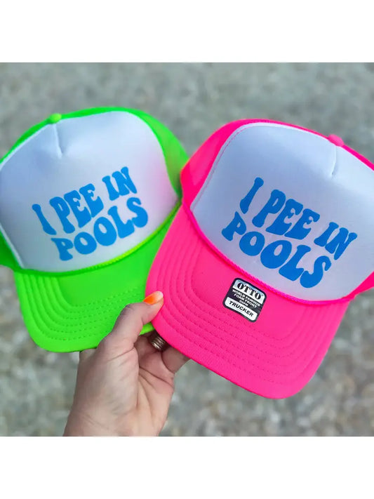 I Pee In Pools Trucker Hat - Shop All Around Divas