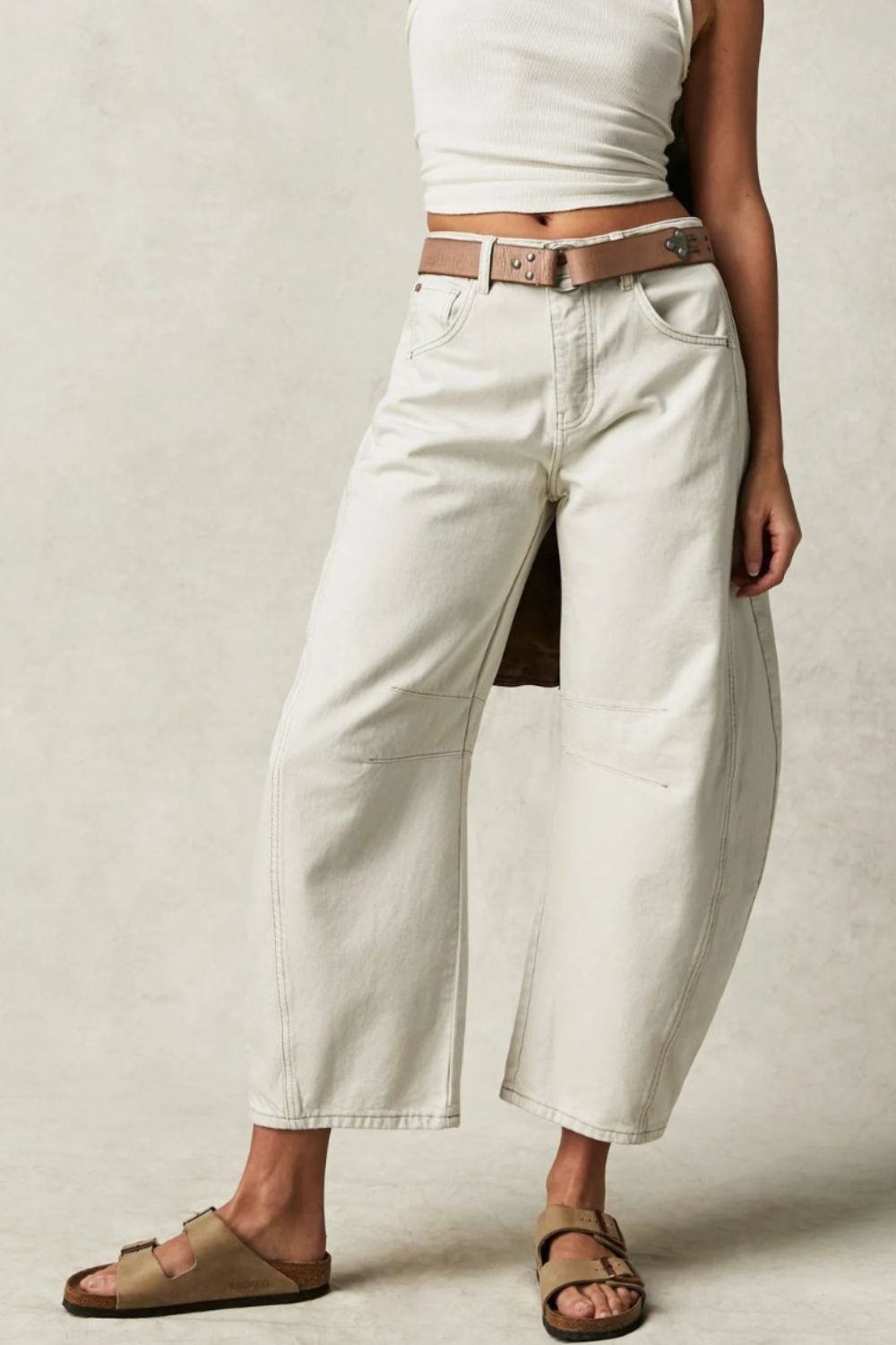 Wide Leg Jeans with Pockets -multiple colors