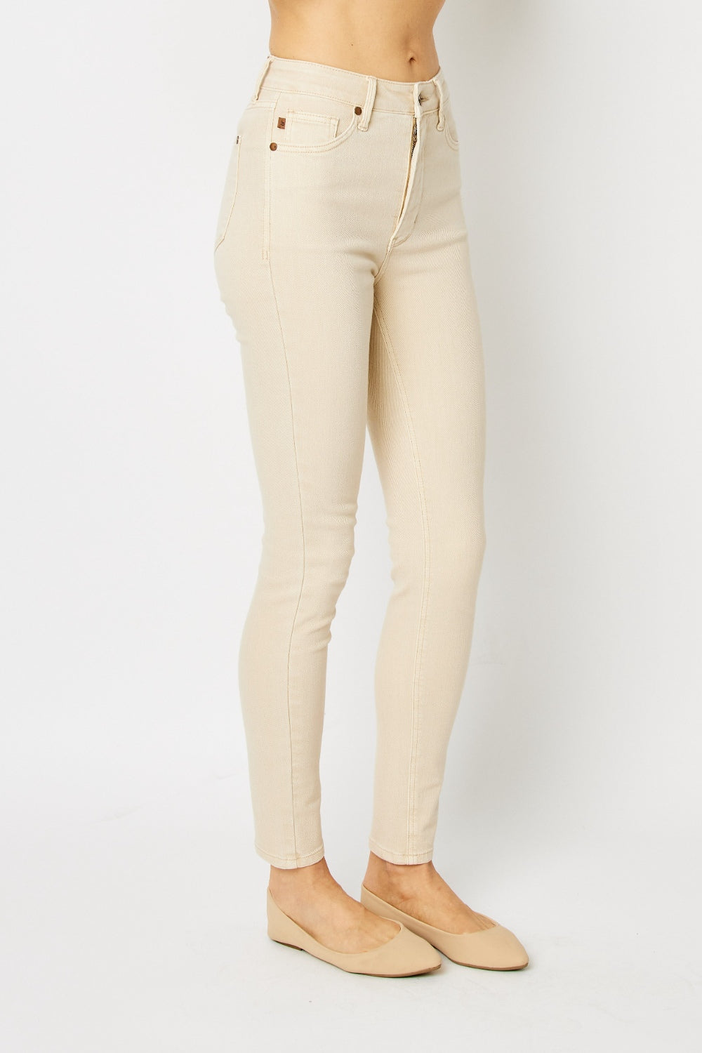 Judy Blue Garment Dyed Tummy Control Skinny Jeans - Shop All Around Divas