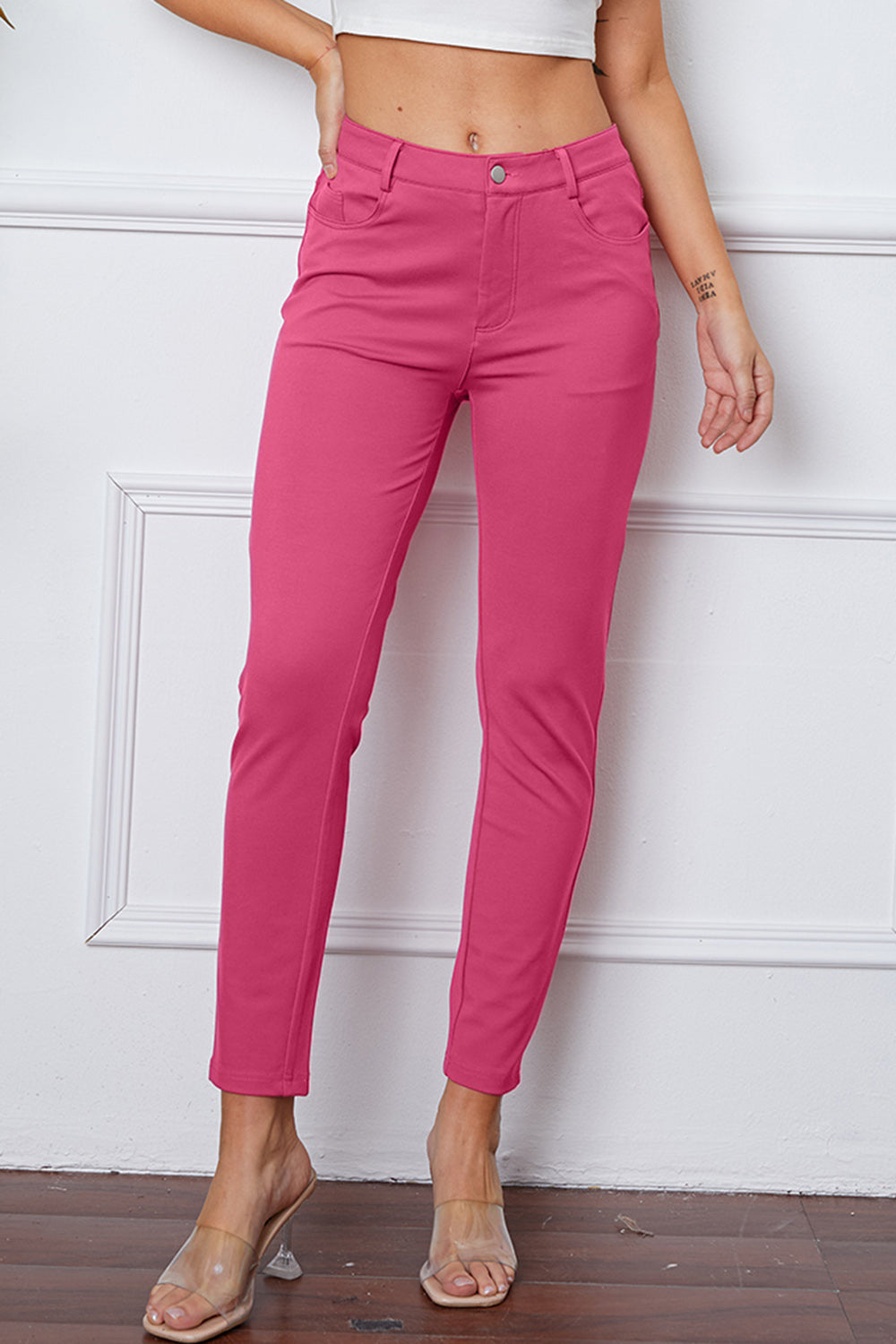 StretchyStitch Pants by Basic Bae - Multiple Colors