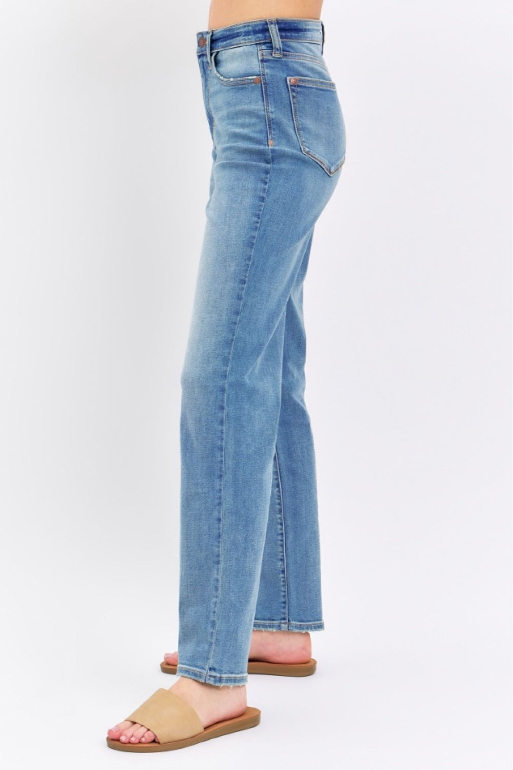 Judy Blue Full Size High Waist Straight Jeans - Shop All Around Divas