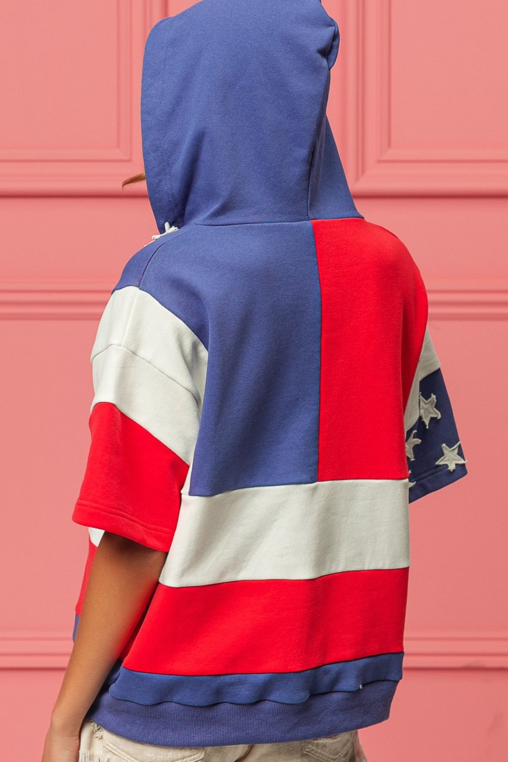 BiBi American Flag Theme Hoodie - Shop All Around Divas