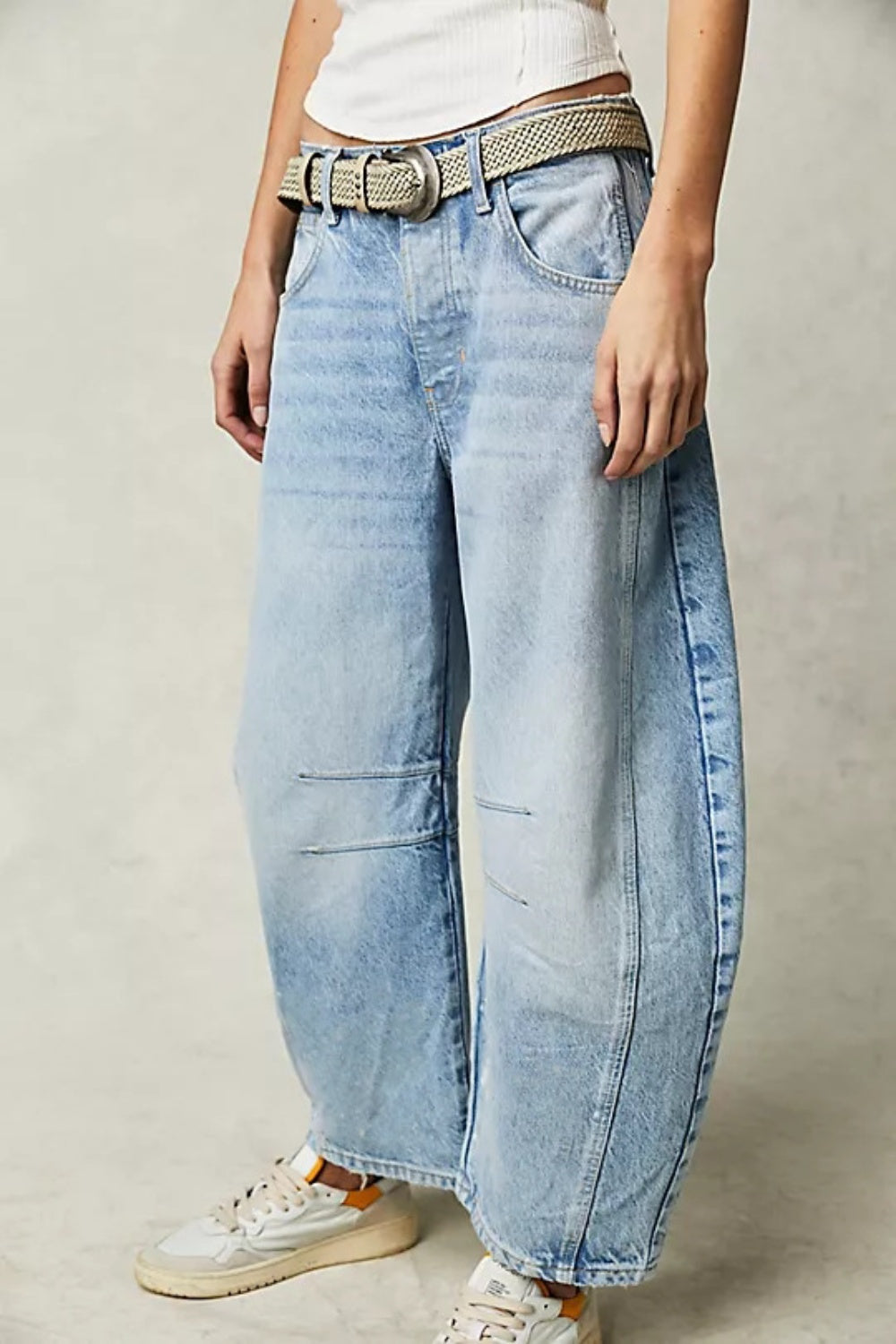 Wide Leg Jeans with Pockets -multiple colors