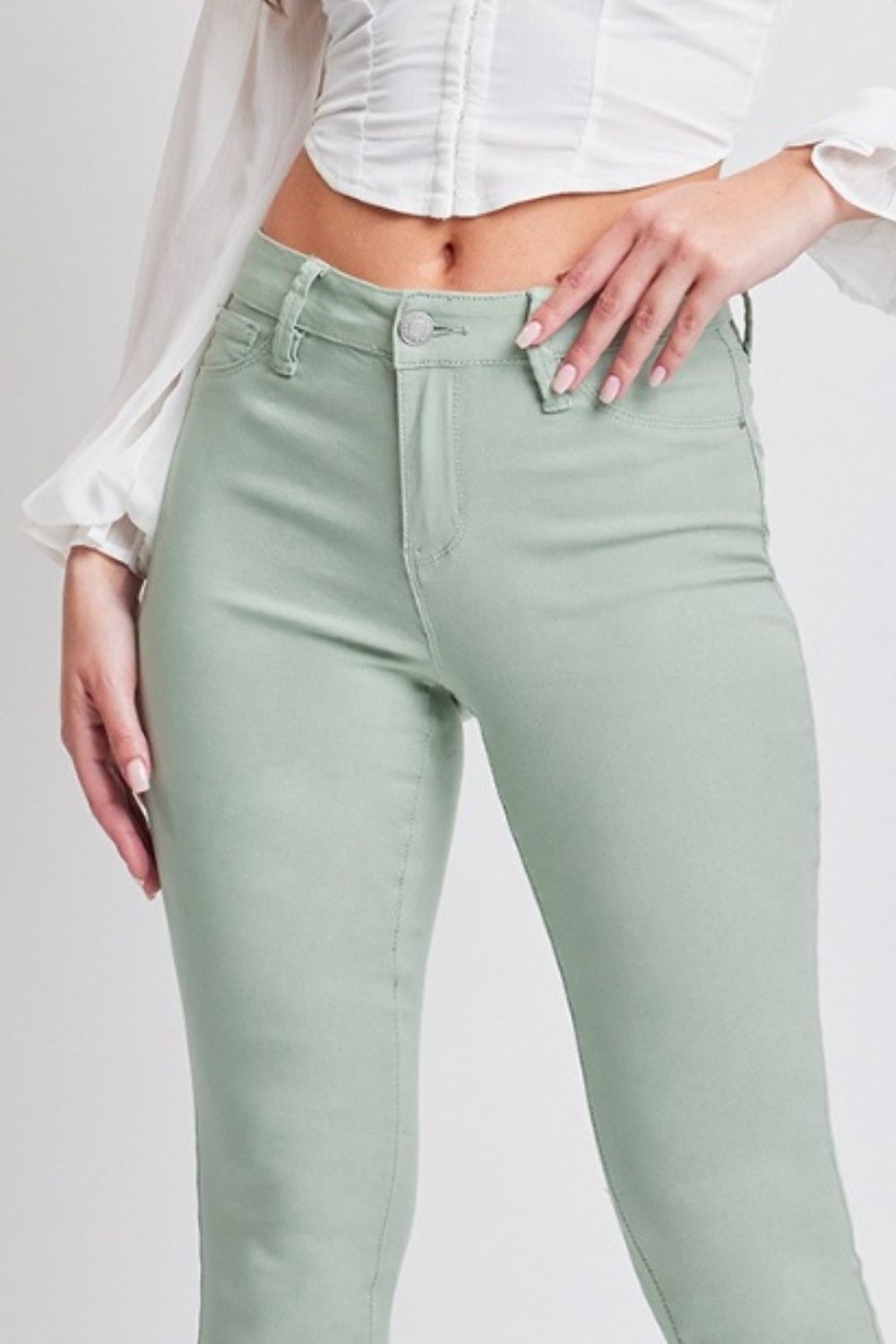 YMI Jeanswear Hyperstretch Mid-Rise Skinny Jeans - Shop All Around Divas