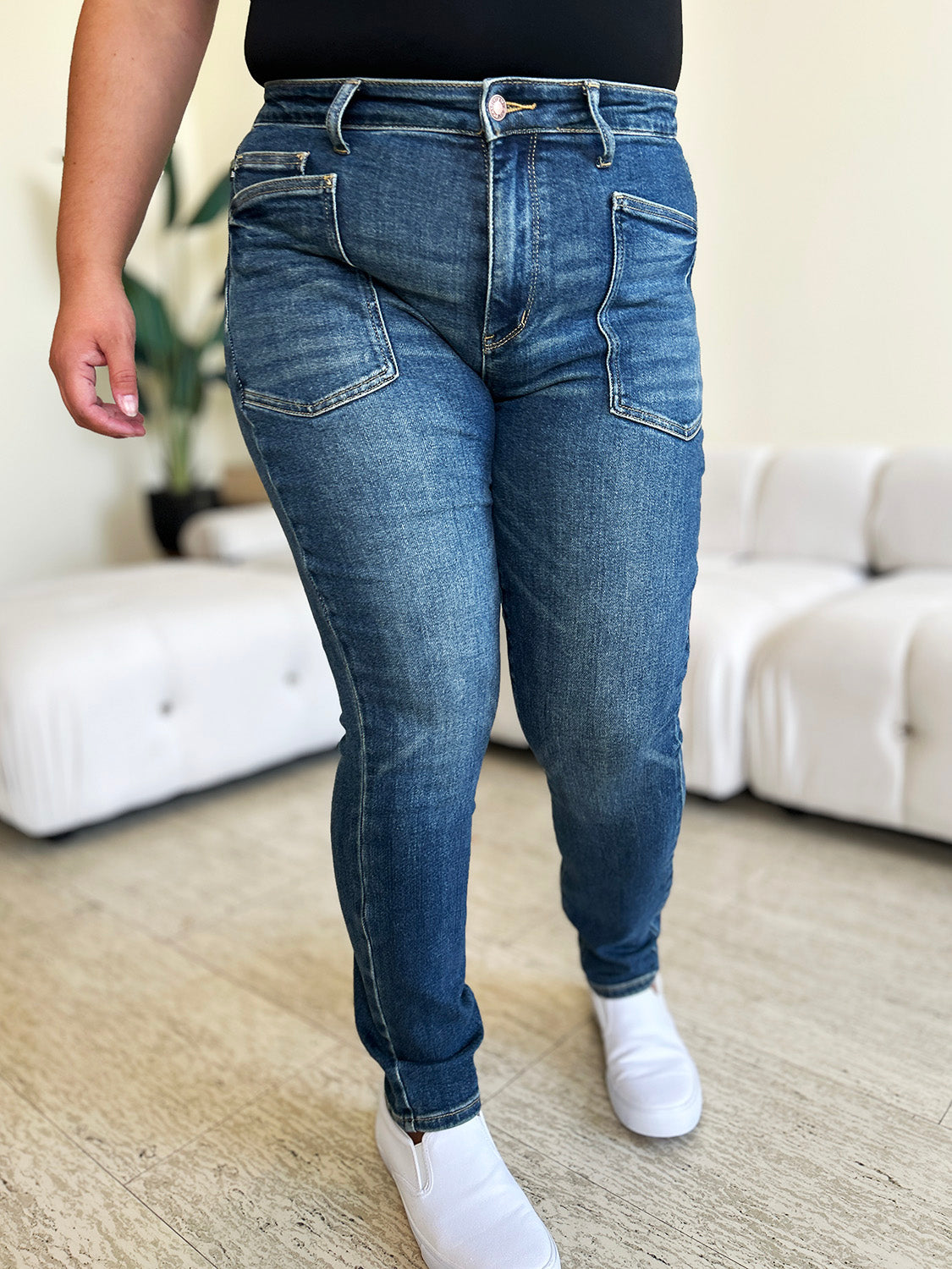 Judy Blue Full Size High Waist Skinny Jeans - Shop All Around Divas