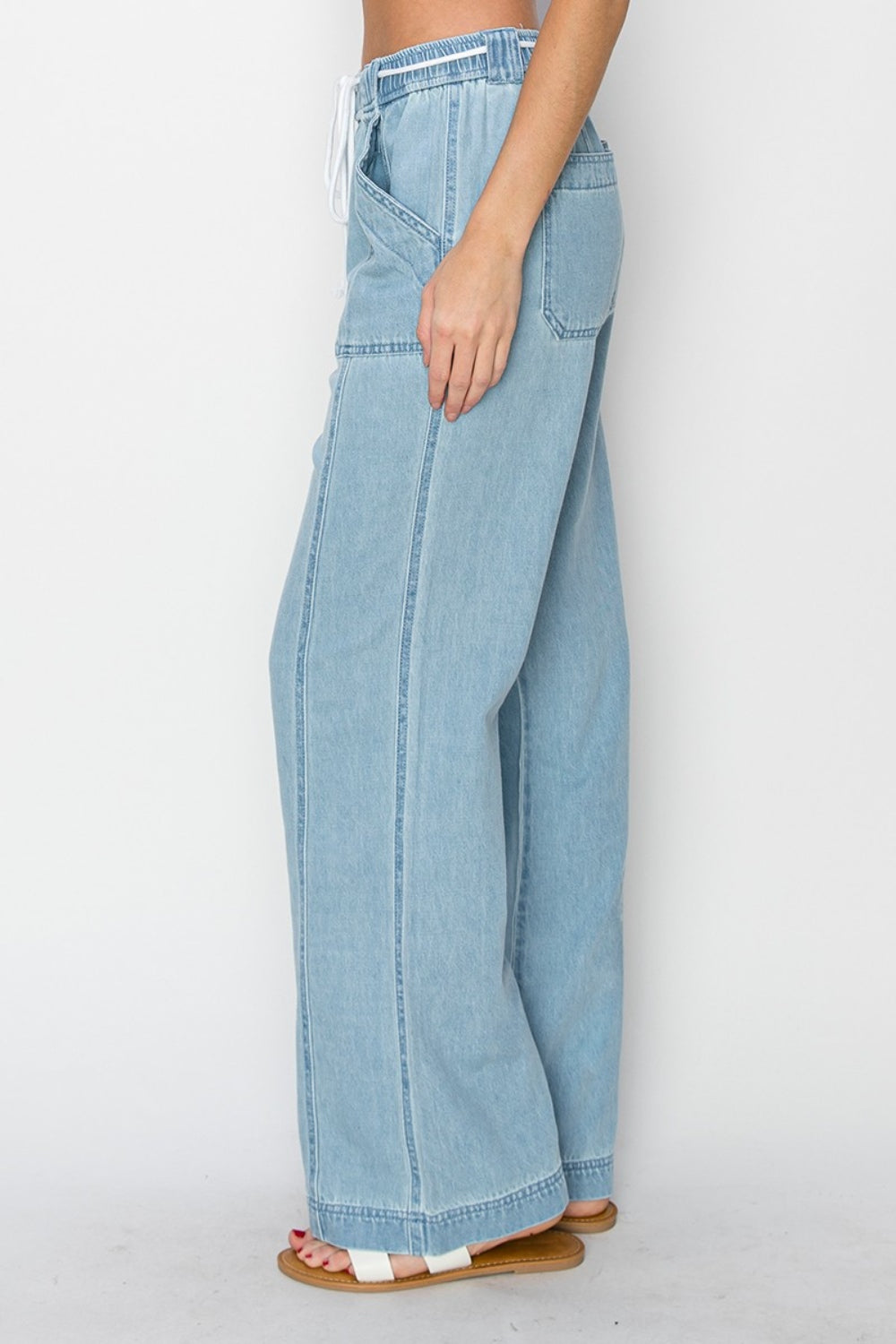 RISEN High Rise Straight Jeans - Shop All Around Divas