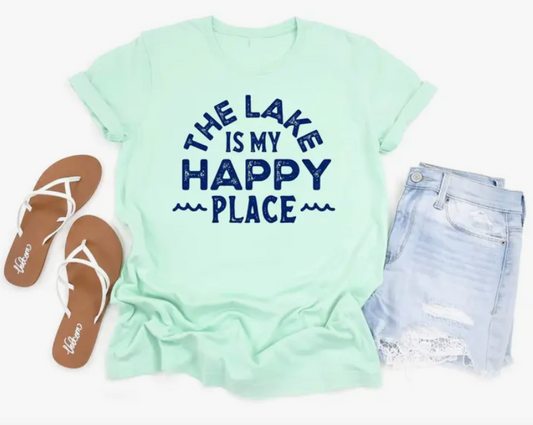 My Happy Place Tee - Shop All Around Divas