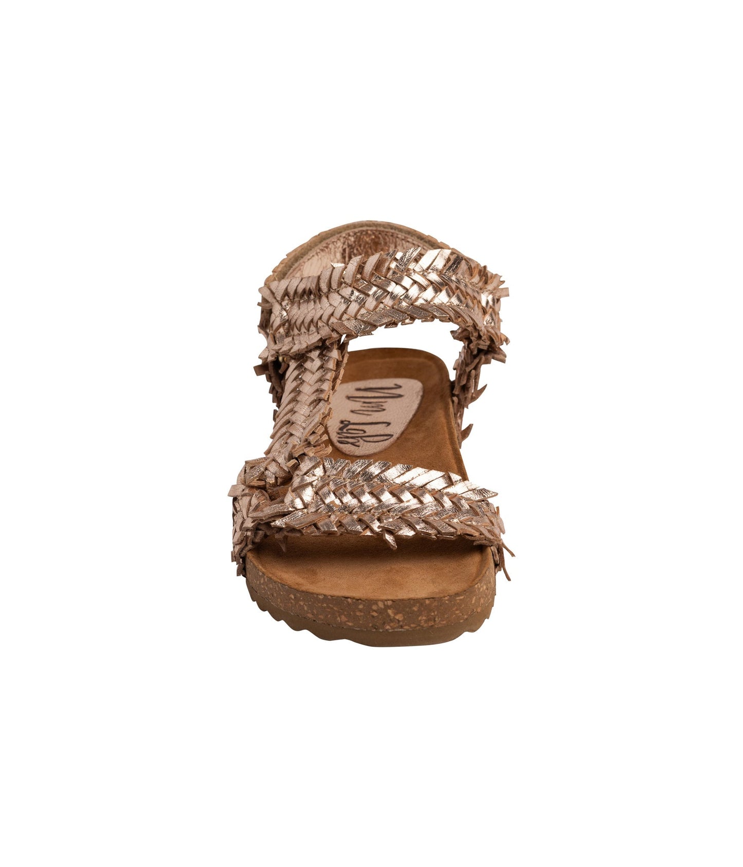 River Dance Woven Sandal in Champagne - Naughty Monkey