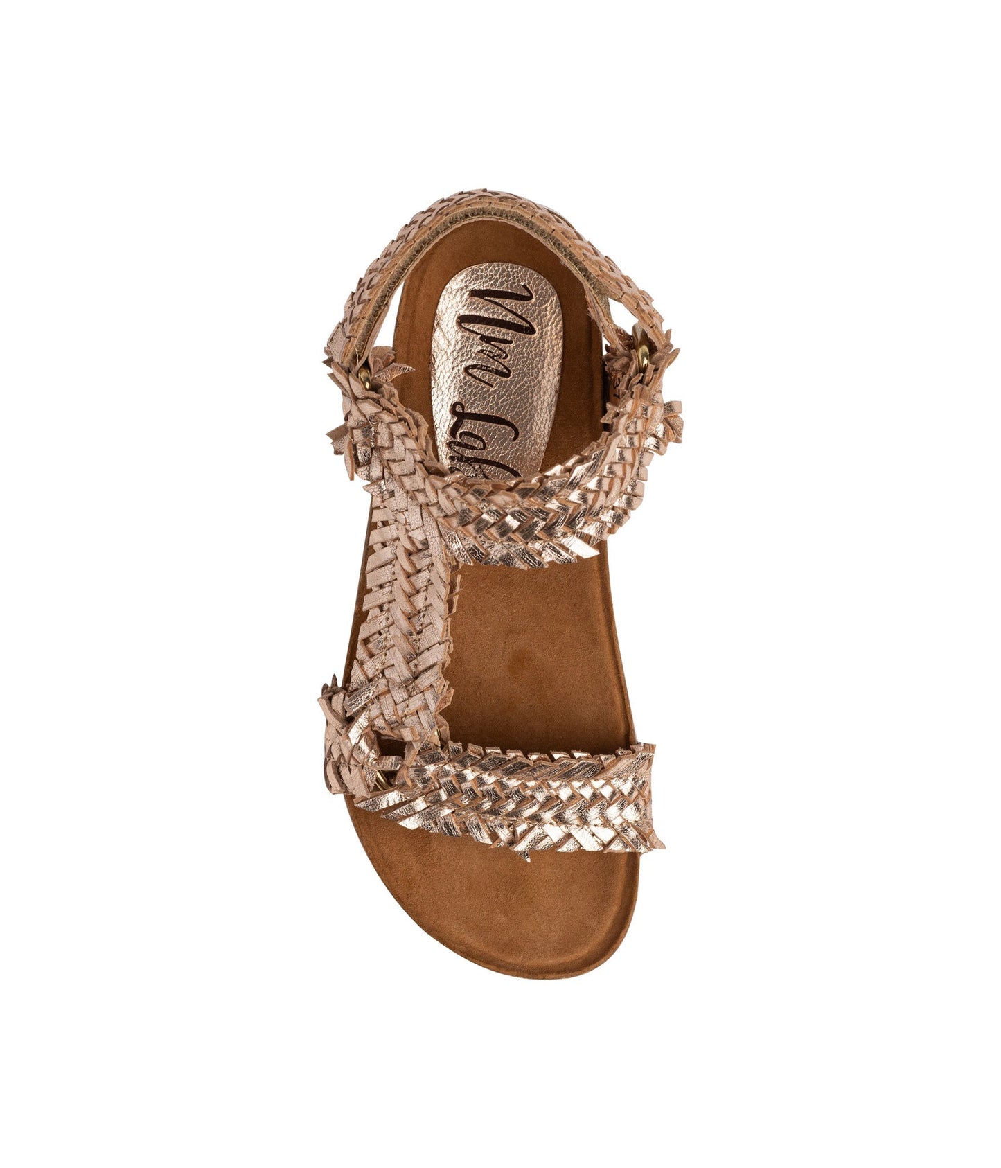 River Dance Woven Sandal in Champagne - Naughty Monkey