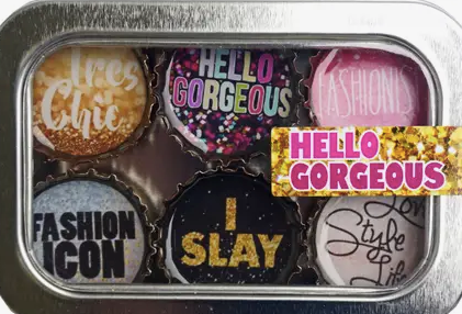 Hello Gorgeous Magnet Set