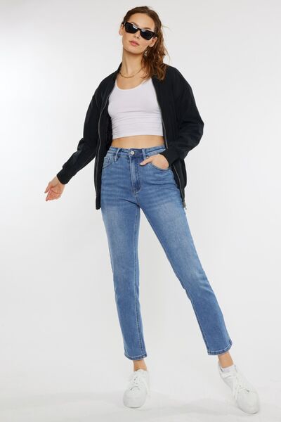 Kancan Full Size Cat's Whiskers High Waist Jeans - Shop All Around Divas