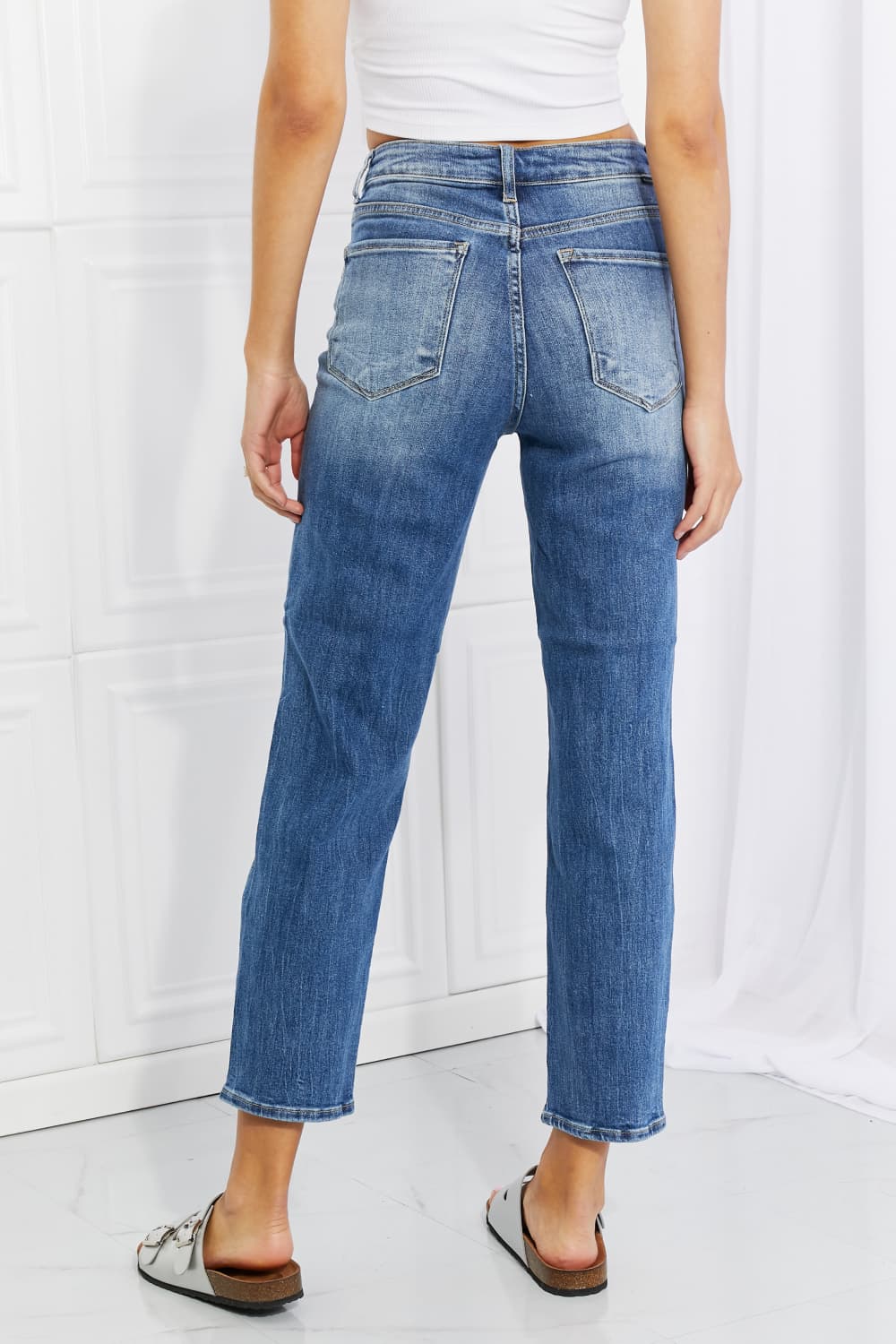 Emily High Rise Relaxed Jeans - Risen - Shop All Around Divas