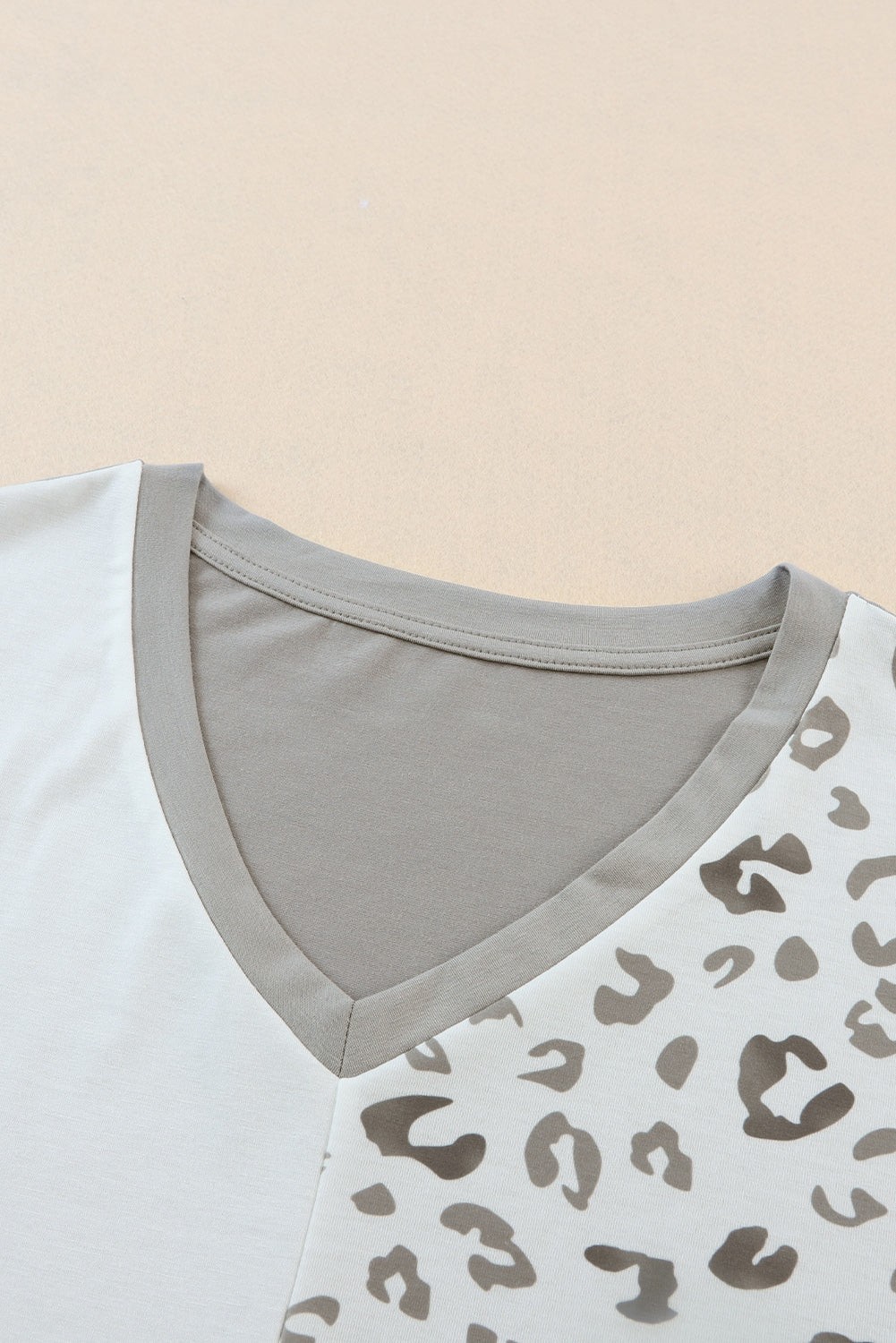 Nora Leopard V-Neck T-Shirt - CURVY - 3 Colors - Shop All Around Divas