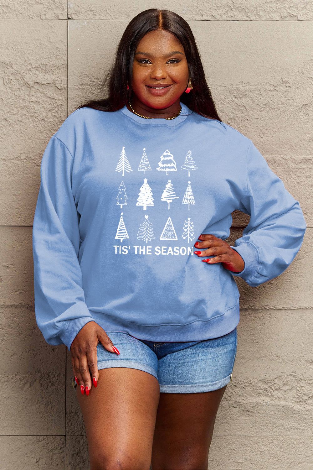 Christmas Tree Graphic Sweatshirt - 5 Colors