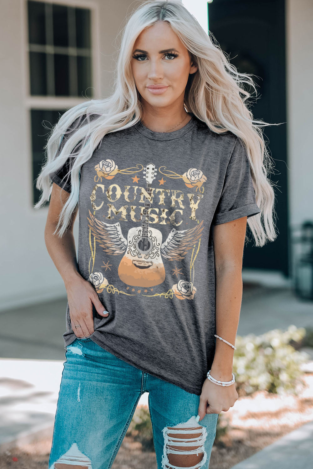 COUNTRY MUSIC Graphic T-Shirt - Shop All Around Divas