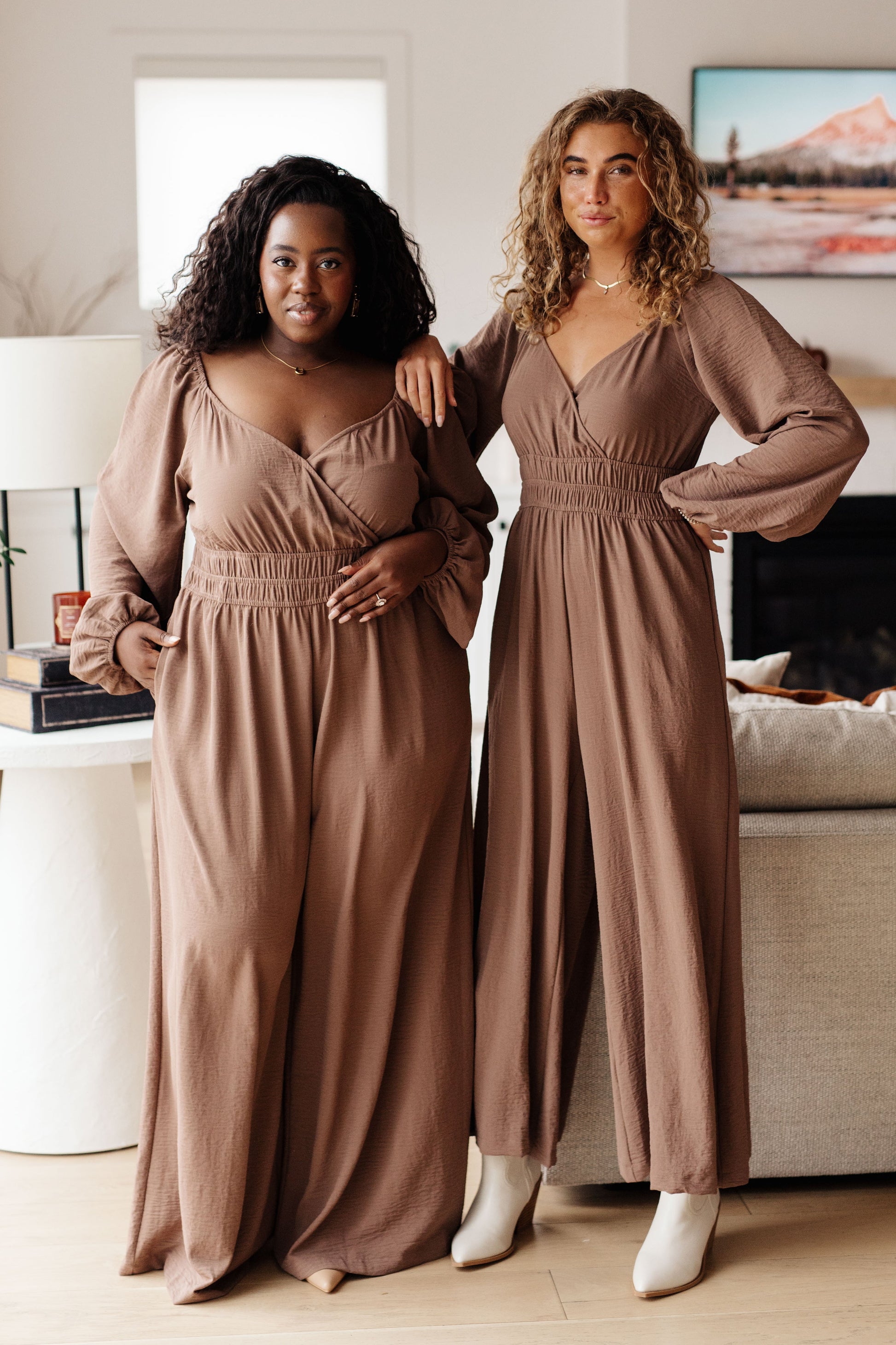 Wandering Vista Wide Leg Jumpsuit - Shop All Around Divas