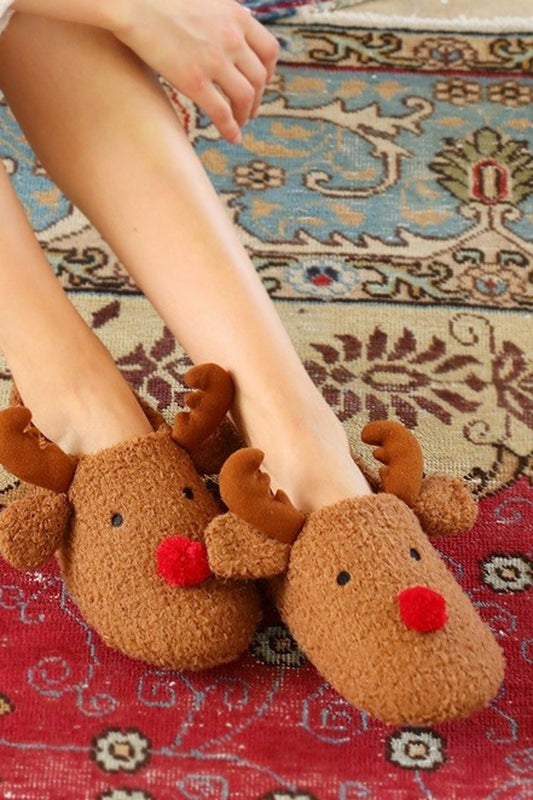 Reindeer Slippers