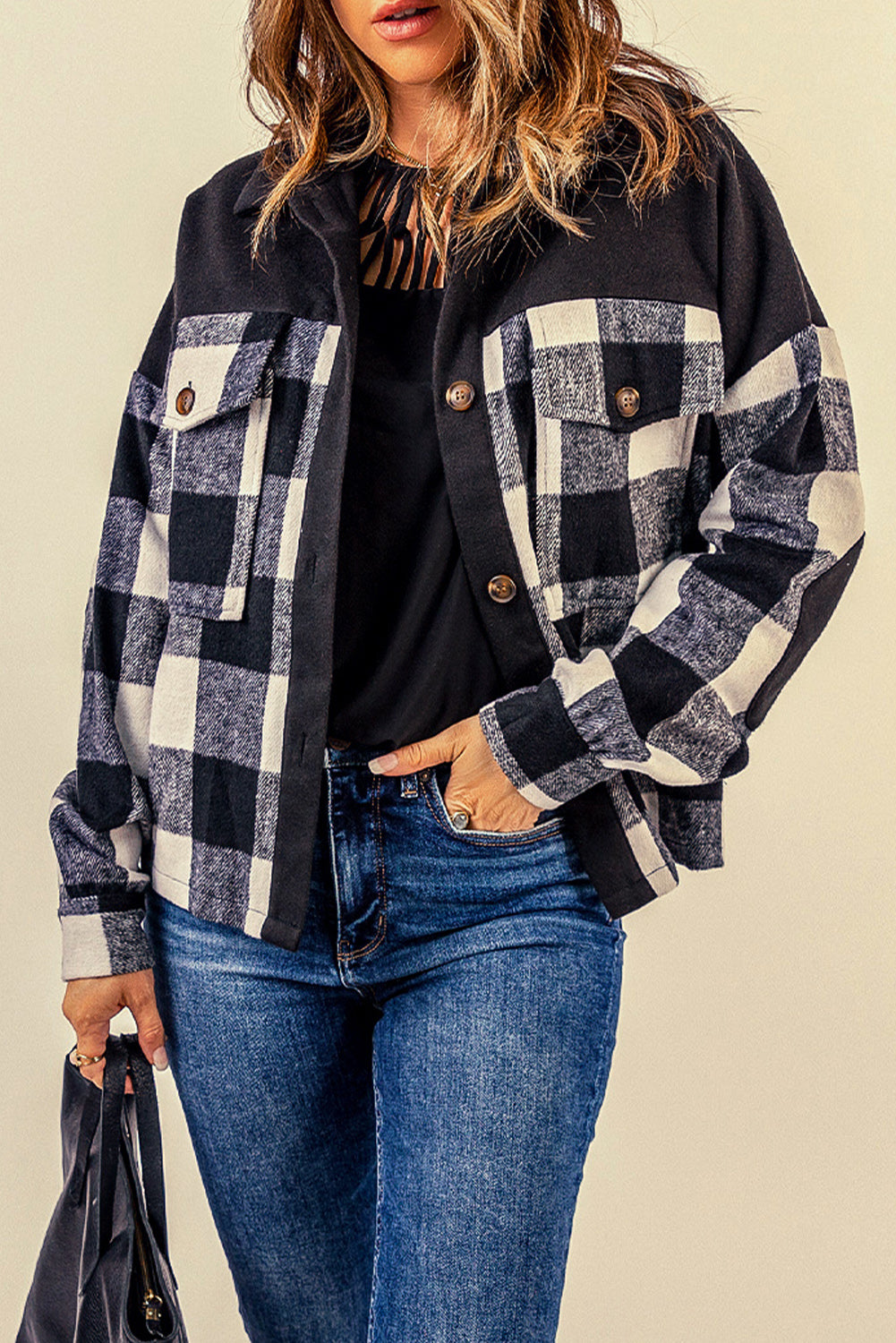 I Need It Plaid Button-Up Shacket