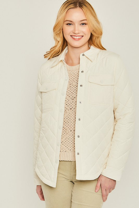 Woven Solid Bust Pocket Shacket - 6 colors