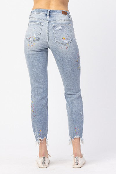 Sadia Paint Splatter Jeans