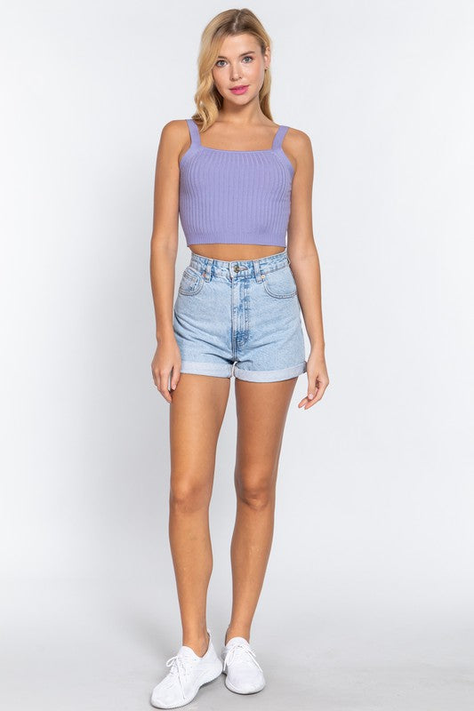 Caspian Crop - Violet - Shop All Around Divas