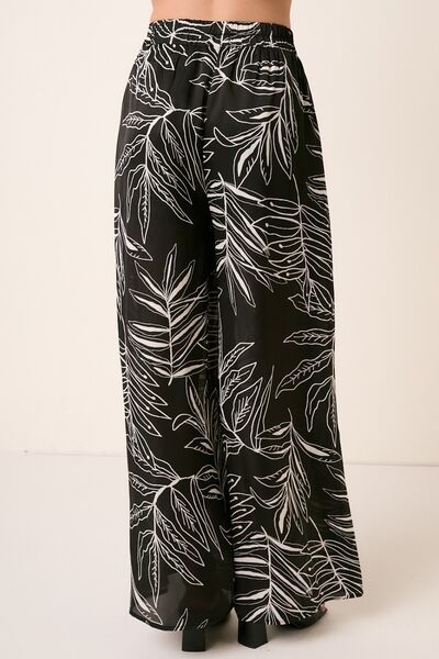 Mittoshop Printed Wide Leg Pants - Shop All Around Divas