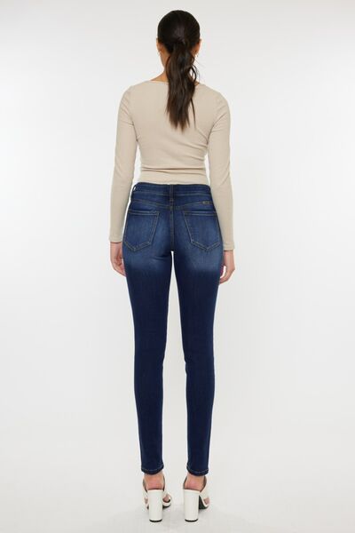 Kancan Mid Rise Gradient Skinny Jeans - Shop All Around Divas