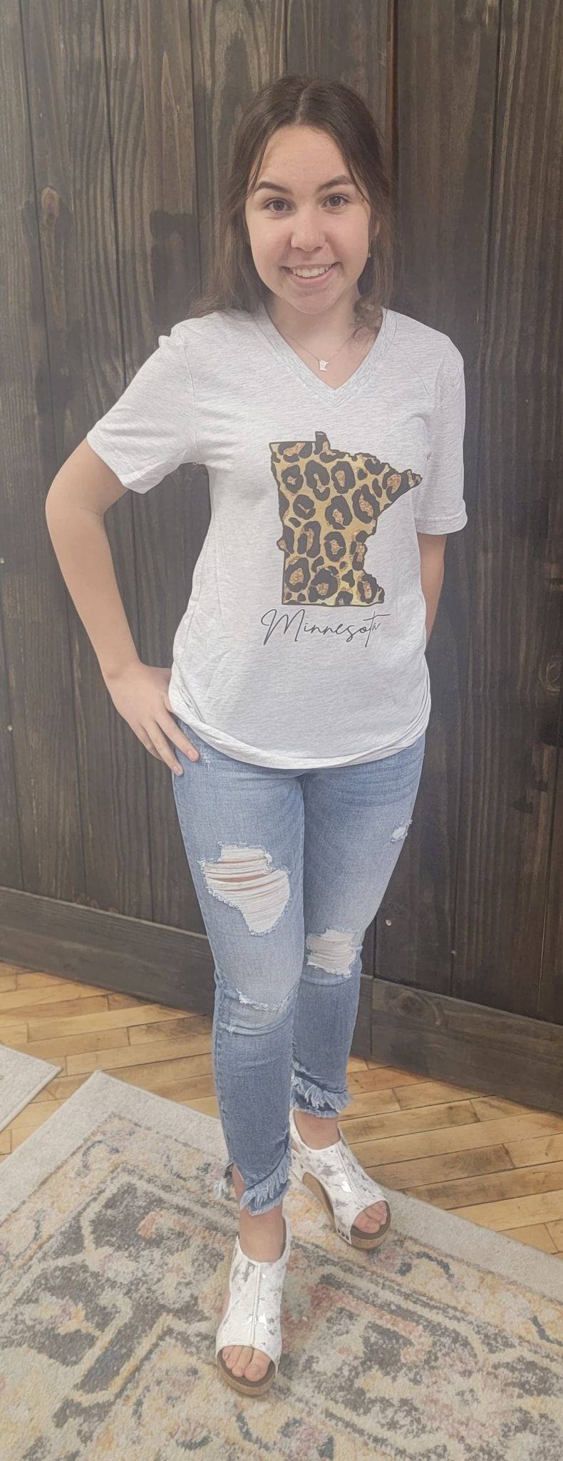 MN Leopard State Tee
