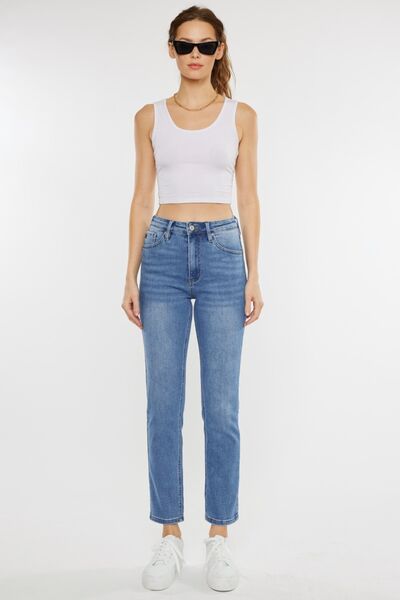 Kancan Full Size Cat's Whiskers High Waist Jeans - Shop All Around Divas