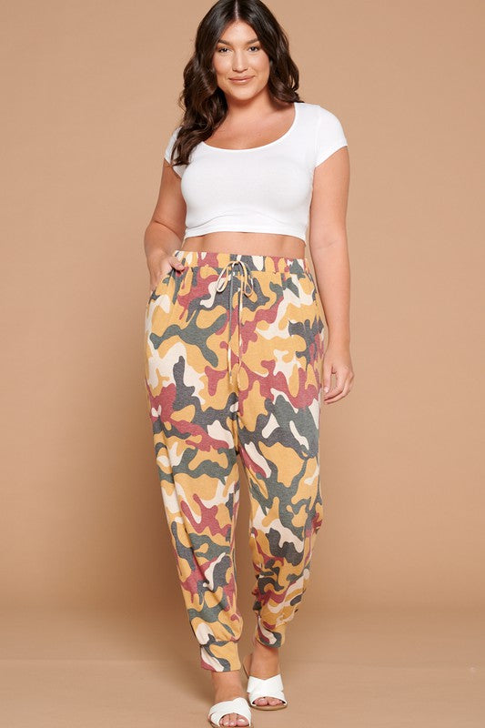 Kimberly Camo Pants Emerald