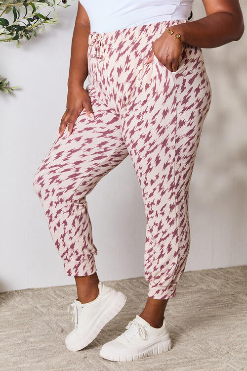 Heimish Full Size Printed Drawstring Pants - Shop All Around Divas