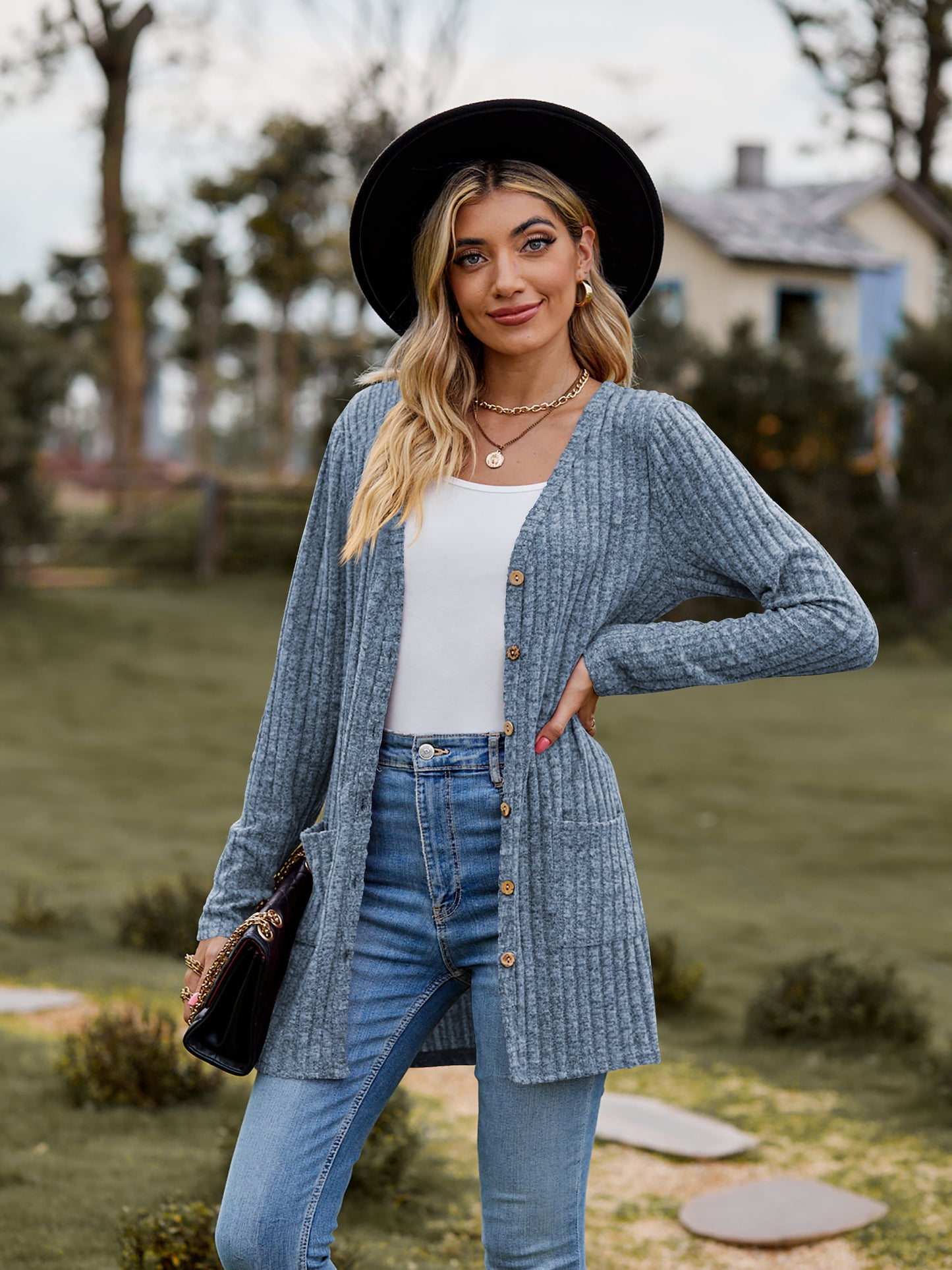 The BEST Ribbed Button-UP Cardigan - 7 Colors - Shop All Around Divas