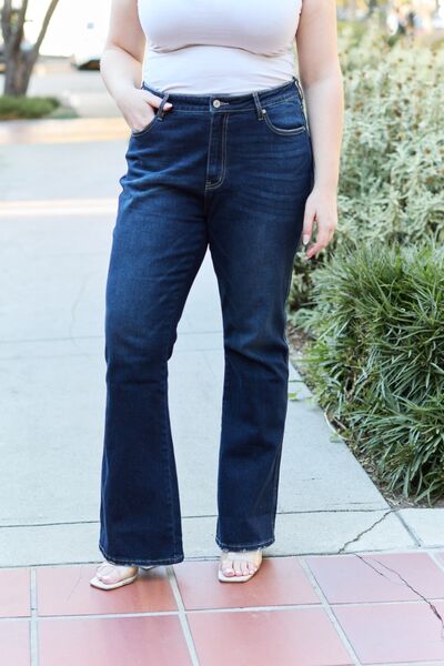 Kancan Full Size Slim Bootcut Jeans - Shop All Around Divas