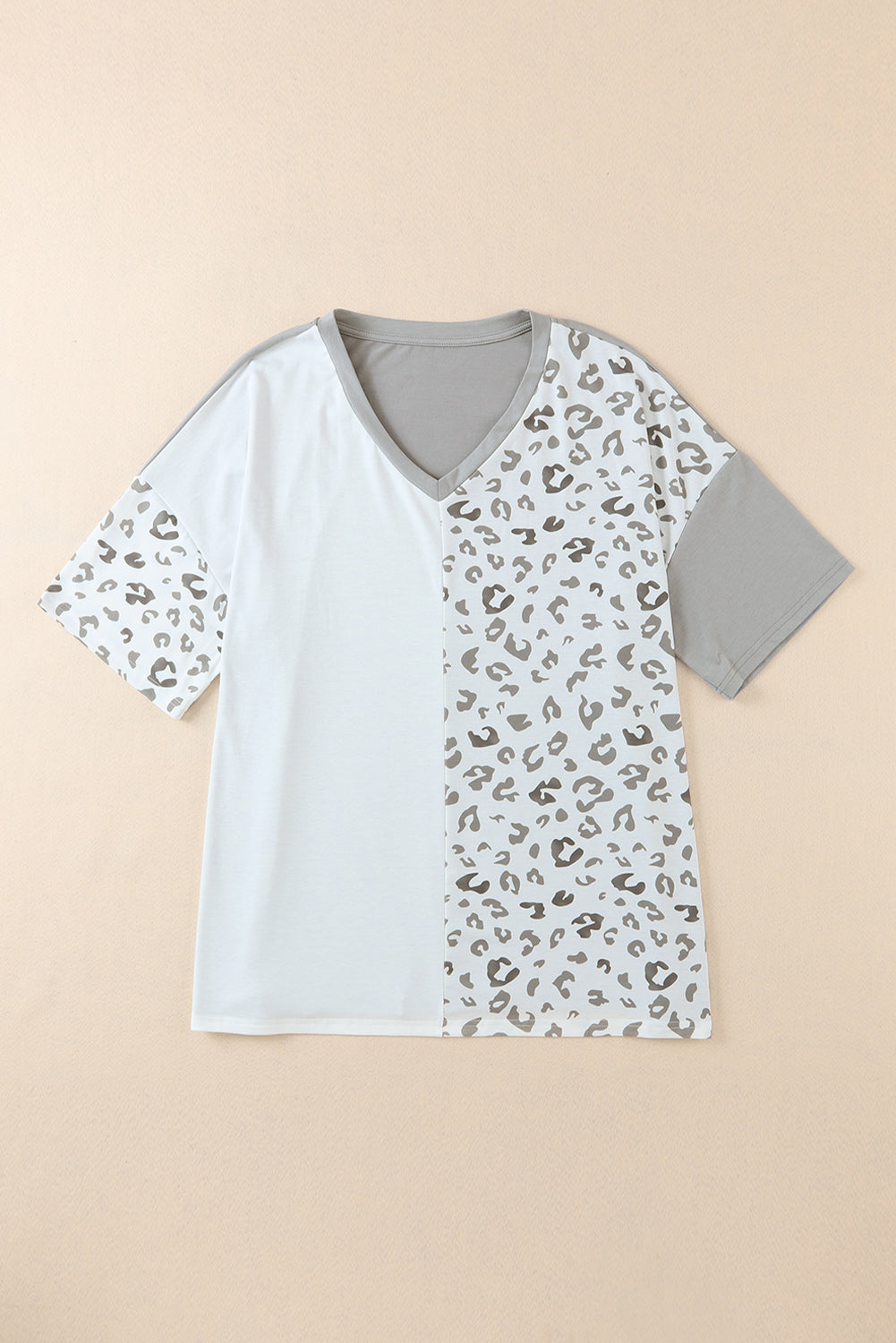 Nora Leopard V-Neck T-Shirt - CURVY - 3 Colors - Shop All Around Divas