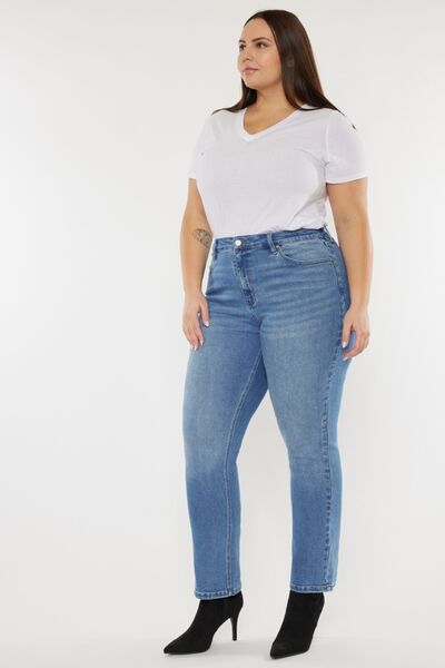 Kancan Full Size Cat's Whiskers High Waist Jeans - Shop All Around Divas