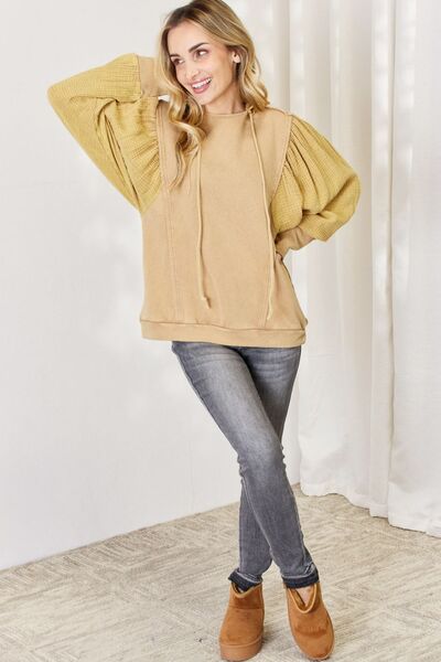 HEYSON Mineral Wash Cotton Gauze Terry Hoodie - Shop All Around Divas