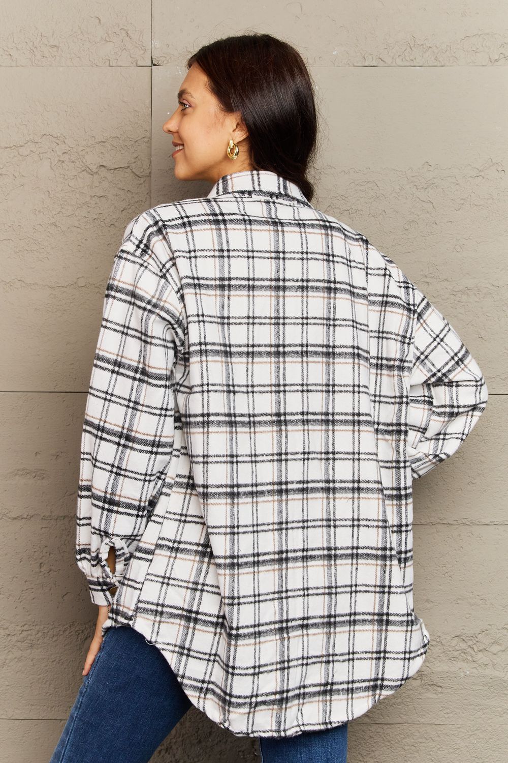 Katrina Plaid Shacket Jacket - 8 Colors - Shop All Around Divas